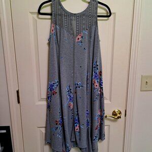 Torrid Grey Dress/Floral print